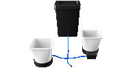 AutoPot Sets – Weiße Töpfe