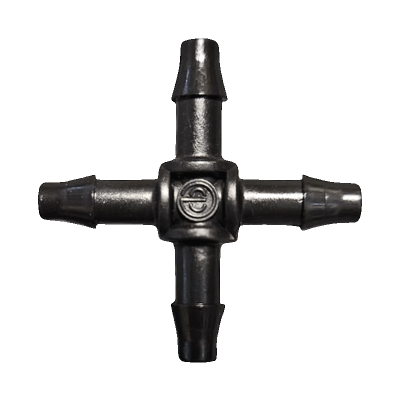 Kreuzverbinder für Mikroschlauch 4 x 6 mm