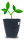 FeltPot Stofftopf quadratisch, 11 Liter