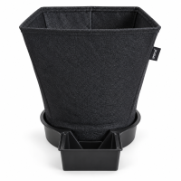 FeltPot Stofftopf quadratisch, 25 Liter Auto + cover