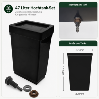 Tropf-Blumat 6 Pflanzen Set XL inkl. 47 Liter Tank