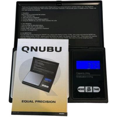 Qnubu Digitalwaage Equal Precision – 0,01 g bis 200 g