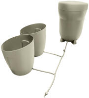AutoPot Khloris System mit 2x 8,5L Töpfen, Salbei metallic