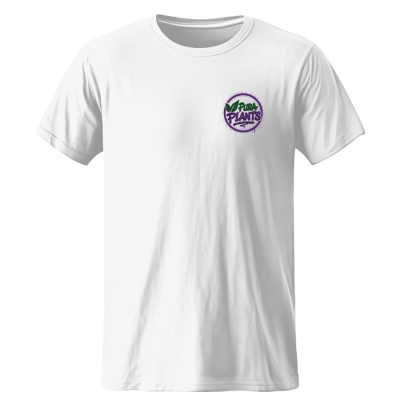 PuraPlants Graffiti Logo T-Shirt – Weiß (XS–XXL)