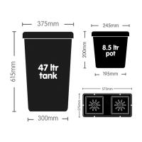 AutoPot easy2grow 4 Set mit weißen 8,5 Liter...