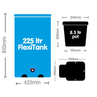 AutoPot 12Pot System mit 8,5 Liter Pflanztopf